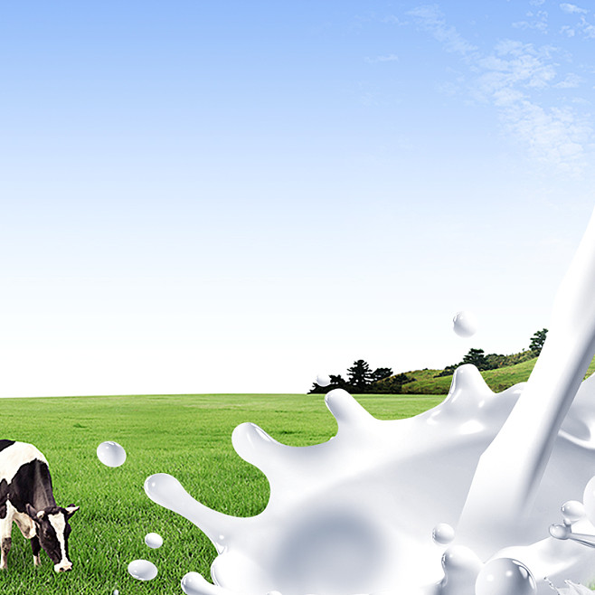 牛奶奶粉乳制品PSD分层主图背景高清素材.
